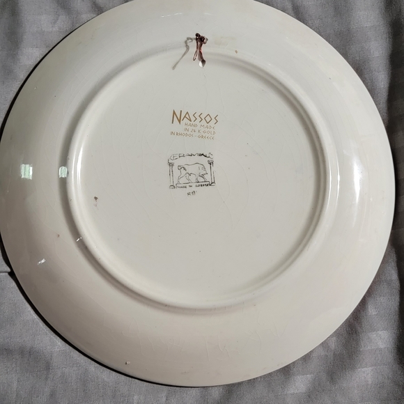 Nassos hand made 24k gold in Rhodos Greece wall plate - Picture 5 of 6